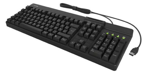 KeySonic TAS KSK-8040U-CRT Smart Cardreader schwarz - TL: Deutsch, QWERTZ