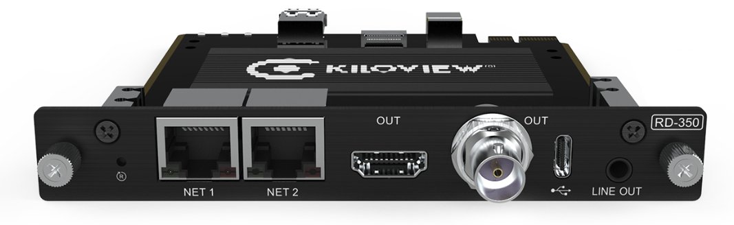 Kiloview RD-350 (4K NDI/SRT/RTSP/HLS to SDI/HDMI decoder/multiviewer) (RD-350)