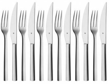 WMF Nuova - Messer-Set - Edelstahl - Edelstahl - Edelstahl - Edelstahl - 230 mm von LumaTech