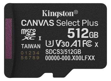 Kingston Canvas Select Plus - Flash-Speicherkarte - schwarz 512 GB von LumaTech