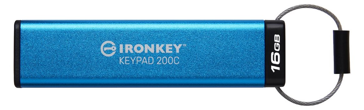 Kingston IronKey Keypad 200C - USB-Flash-Laufwerk - 16 GB