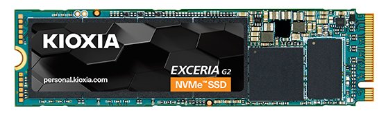 Kioxia EXCERIA G2 LRC20Z002TG8 - SSD - 2 TB - intern - M.2 2280 - PCIe 3.1 x4 (NVMe)