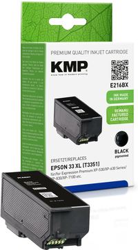 KMP 1633,4001 - Hohe (XL-) Ausbeute - Tinte auf Pigmentbasis - 15 ml - 530 Seiten von LumaTech