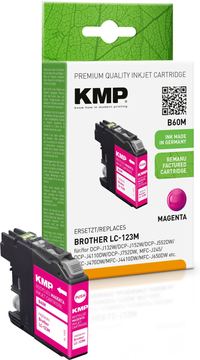 KMP B60M - 6.7 ml - Magenta - kompatibel - Tintenpatrone (Alternative zu: Brother LC123M) von LumaTech