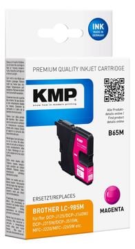 KMP B65M - 4.5 ml - Magenta - kompatibel - Tintenpatrone (Alternative zu: Brother LC985M) von LumaTech