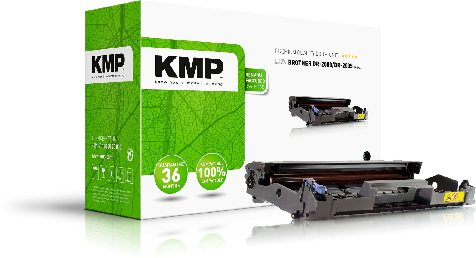 KMP B-DR24 - Kompatibel - Trommeleinheit (Alternative zu: Brother DR2000, Brother DR2005)