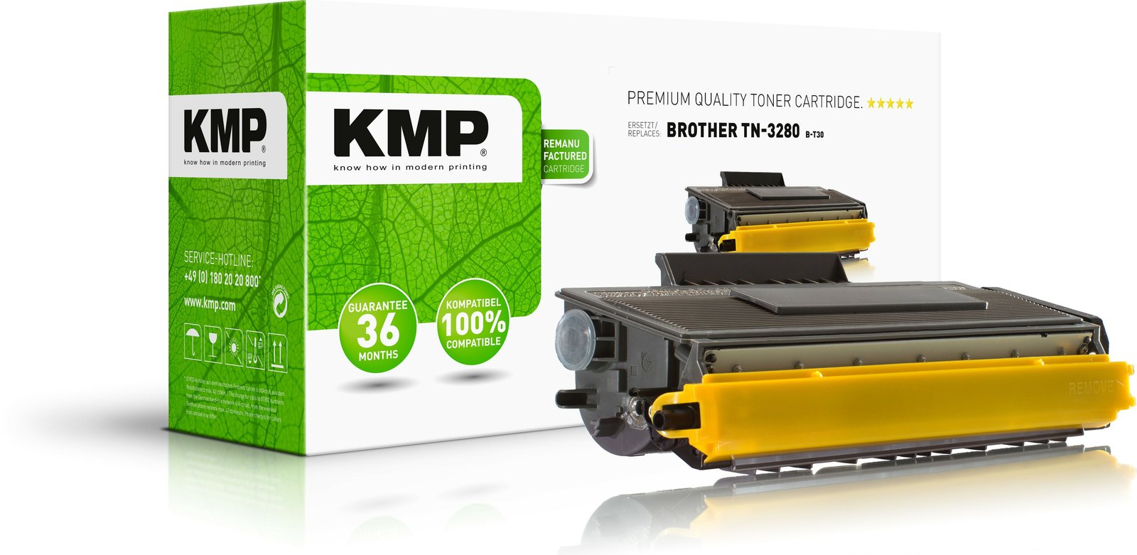KMP B-T30 - Mit hoher Kapazität - Schwarz - kompatibel