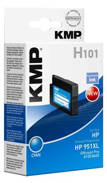 KMP H101 - 30 ml - Cyan - kompatibel - Tintenpatrone (Alternative zu: HP 951XL) von LumaTech