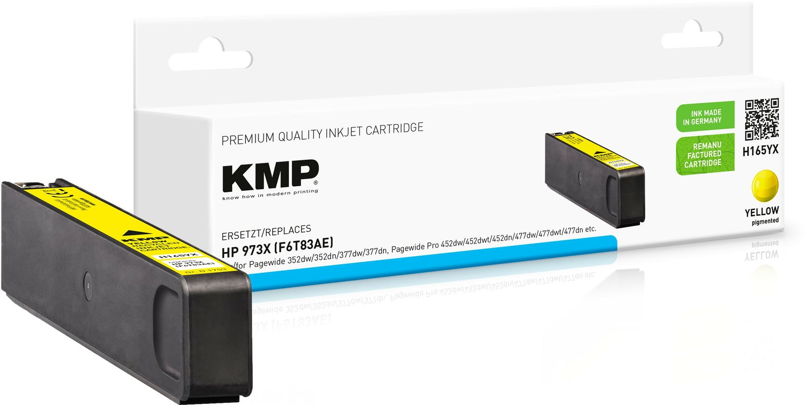 KMP H165YX - Hohe (XL-) Ausbeute - Tinte auf Pigmentbasis - 111,5 ml - 7000 Seiten