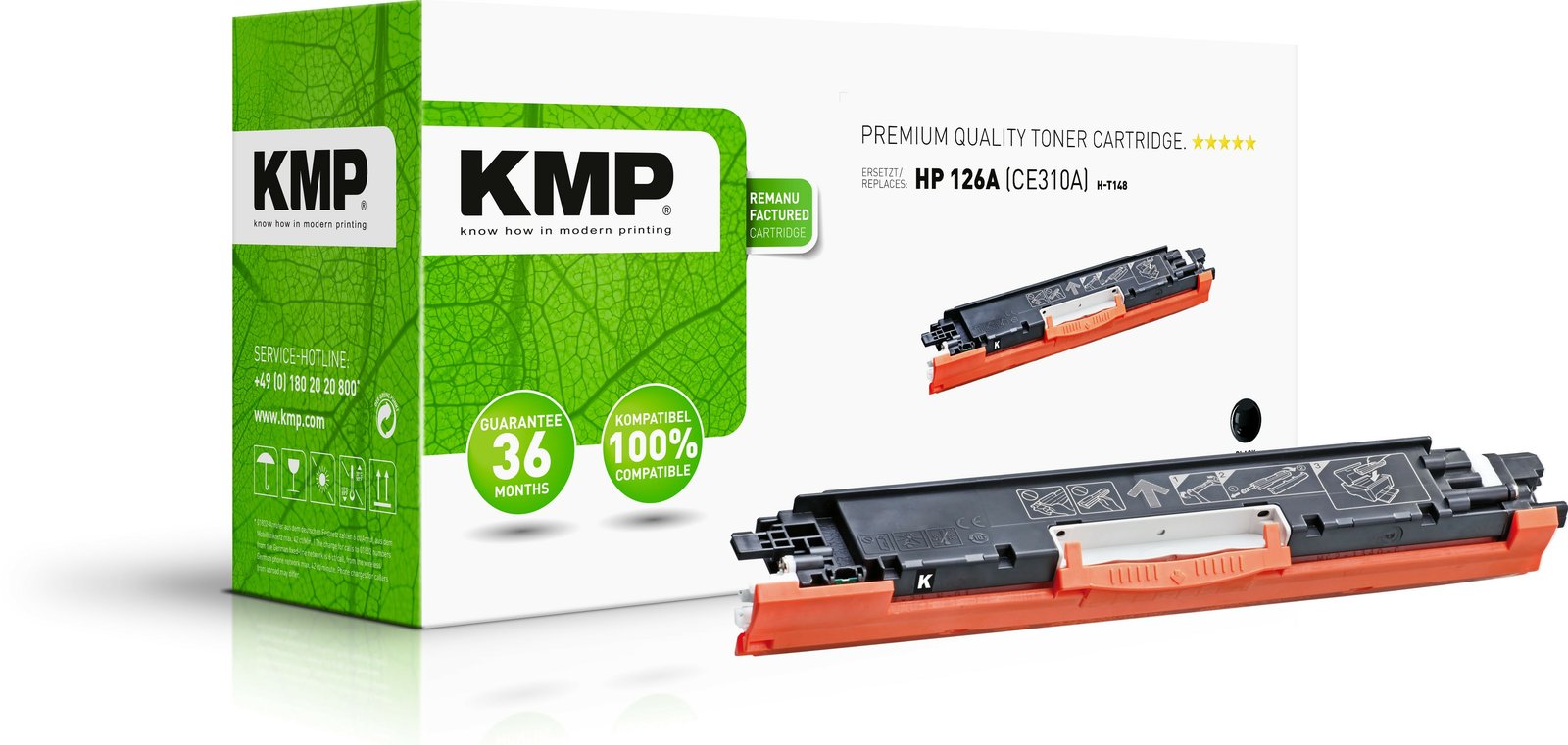 KMP H-T148 - Schwarz - kompatibel - Tonerpatrone