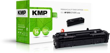 KMP H-T215BX - 60 g - Hohe Ergiebigkeit - Schwarz - kompatibel - Tonerpatrone (Alternative zu: HP 201X, HP CF400X) von LumaTech