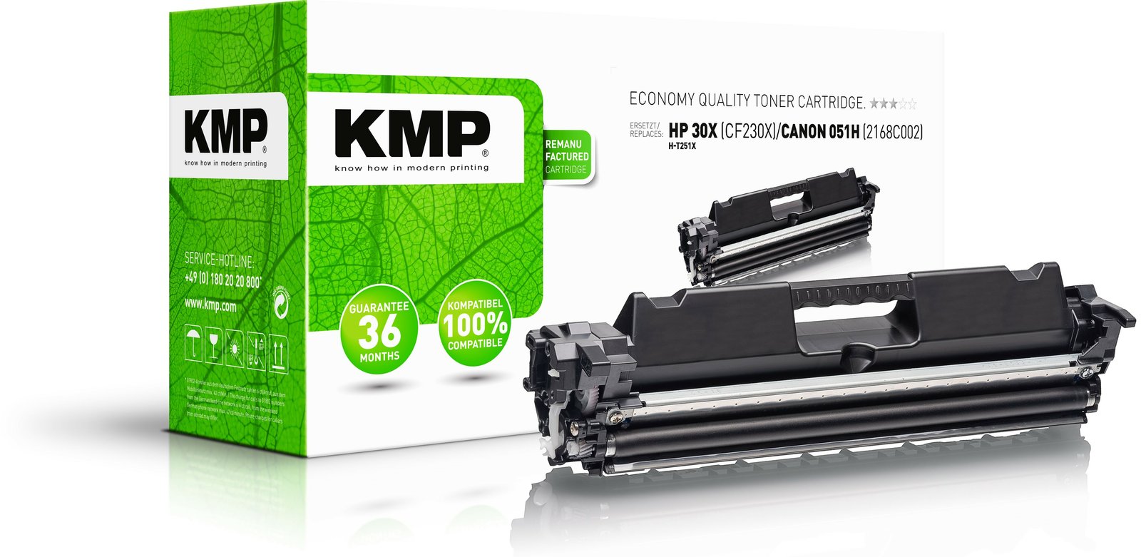 KMP H-T251X - 115 g - Schwarz - kompatibel - Tonerpatrone (Alternative zu: HP CF230X)