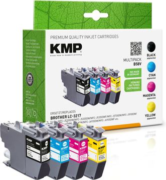 KMP MULTIPACK B58V - 4er-Pack - Schwarz, Gelb, Cyan, Magenta - kompatibel - Tintenpatrone von LumaTech