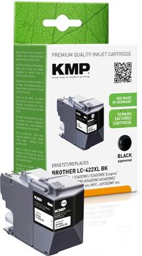 KMP Patrone Brother MFC-J5340DW LC422XLBK black 3000S. - Wiederaufbereitet - Kompatibel von LumaTech