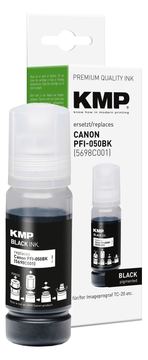 KMP Patrone Canon PFI050BK 5698C001 black kompatibel - Kompatibel - Tintenpatrone von LumaTech
