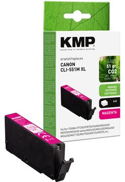 KMP Tinte ersetzt Canon CLI-551XLM von LumaTech
