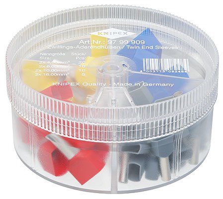 KNIPEX Aderendhülsen-Kit - Twin-Aderendhülsen