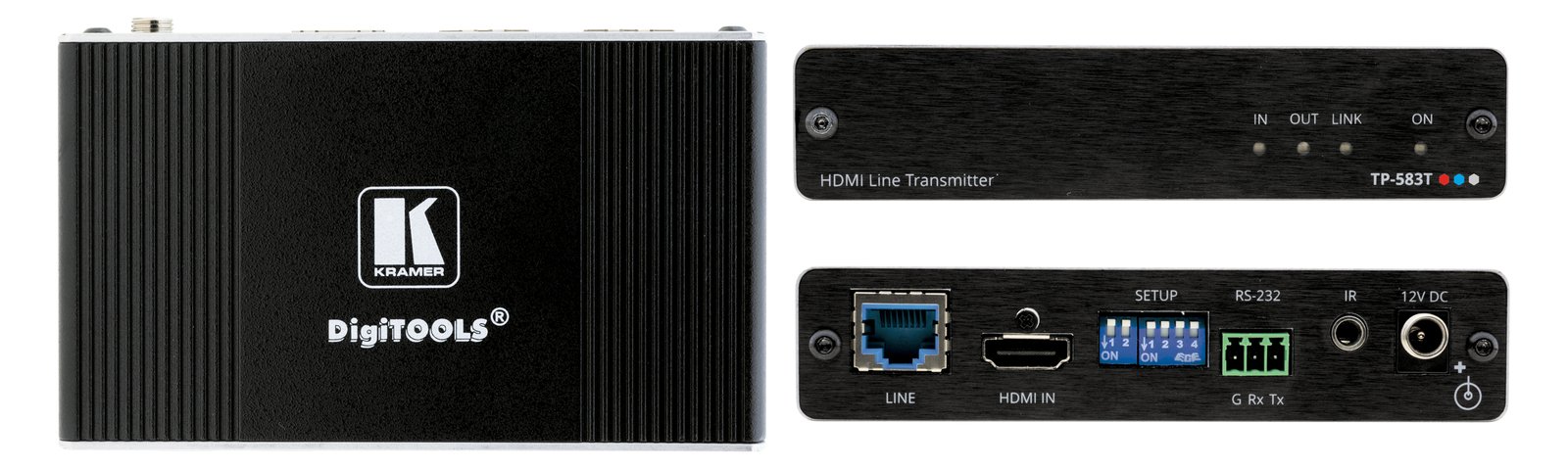 Kramer Electronics 4K HDR HDMI-Sender TP-583T - Infrarot Controller - Kupferdraht