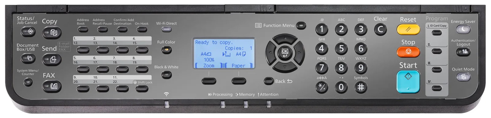 Kyocera ECOSYS MA2100cfx - Multifunktionsdrucker - Farbe - Laser - Legal (216 x 356 mm)/, Ansicht 4