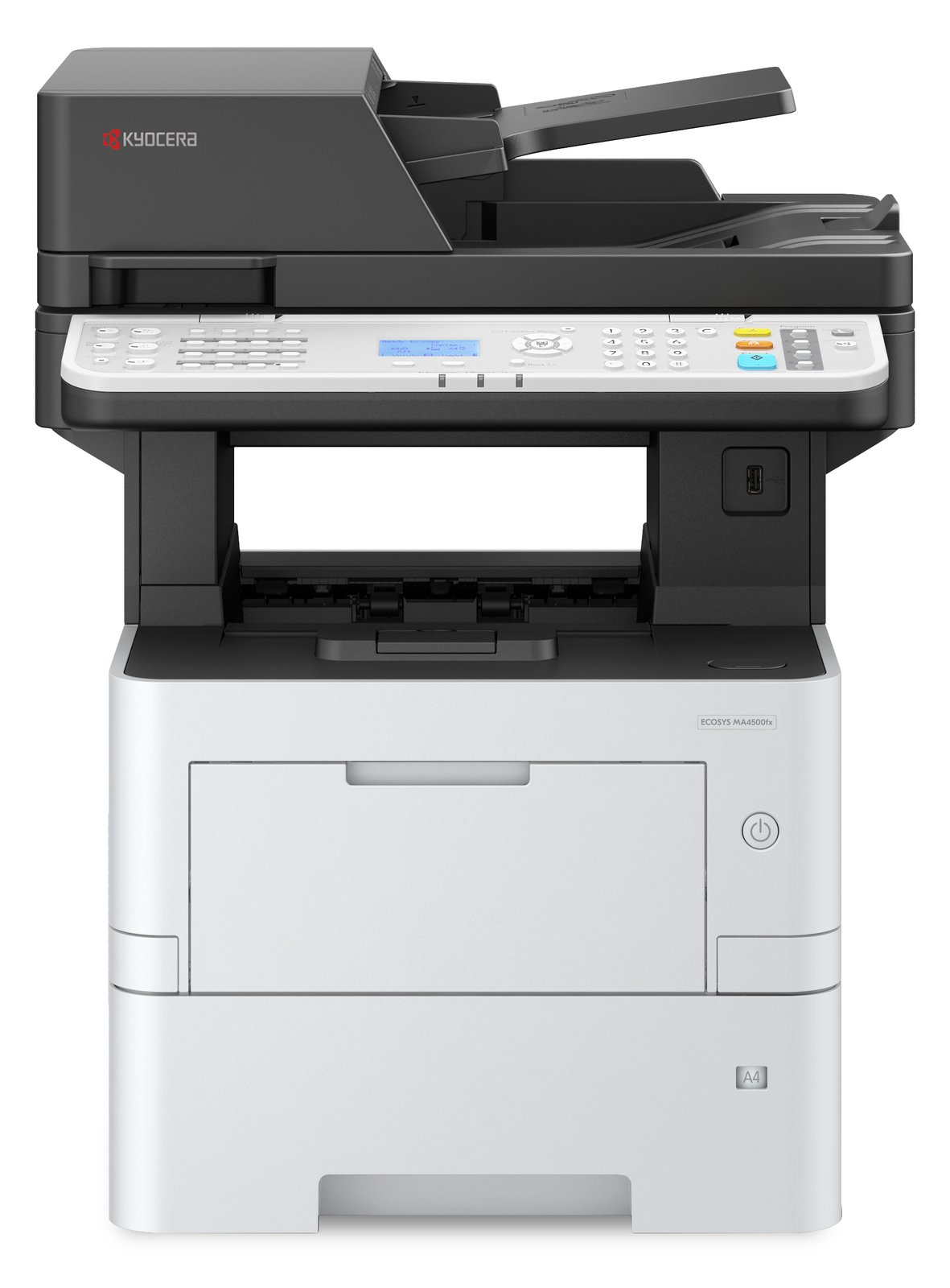 Kyocera ECOSYS MA4500fx 220-240V50/60HZ - Laser - Monodruck - 1200 x 1200 DPI - A4 - Direktdruck - Schwarz - Weiß