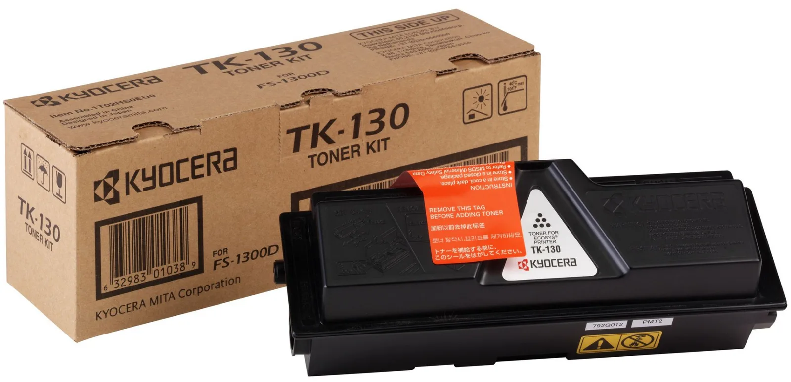 Kyocera TK 130 - Schwarz - Original - Tonerpatrone, Ansicht 2