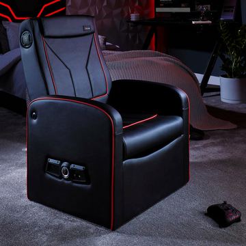 XRocker Shift Luxe Junior 2.1 Ottoman Gaming-Sessel mit Stereo-Lautsprechersystem