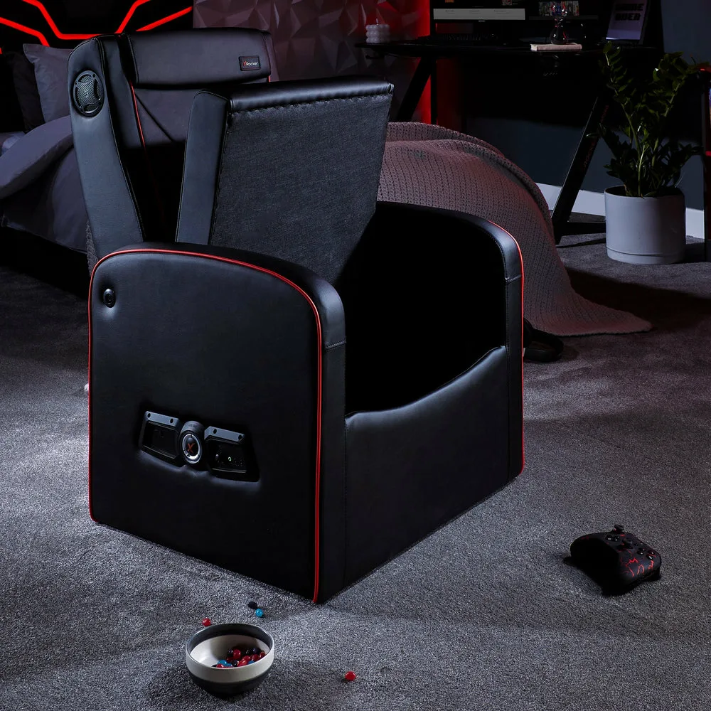 XRocker Shift Luxe Junior 2.1 Ottoman Gaming-Sessel mit Stereo-Lautsprechersystem, Ansicht 2