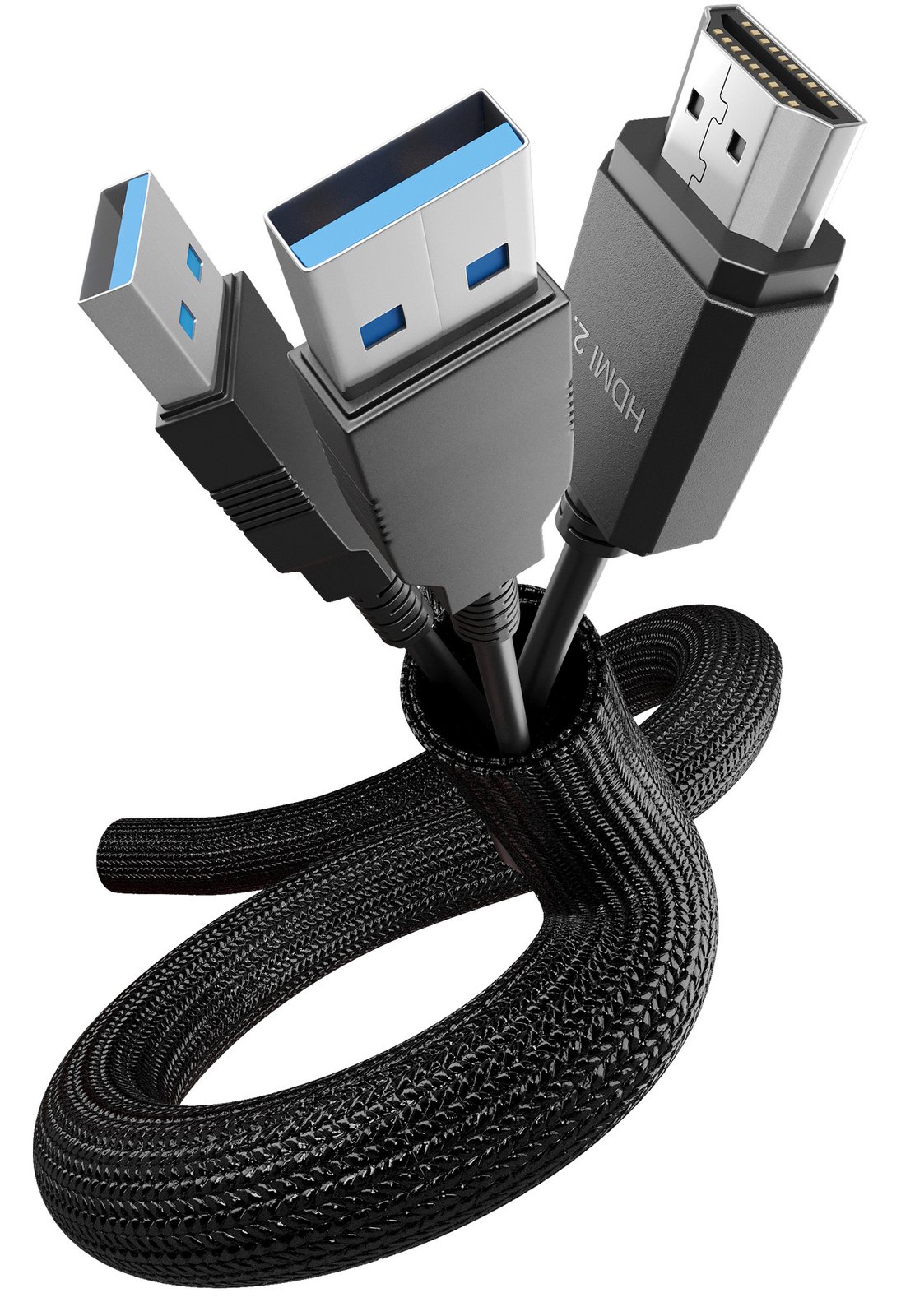 Label-the-cable LTC Klettrolle Pro Cable Tube zum Bündeln&Ordnen schwarz