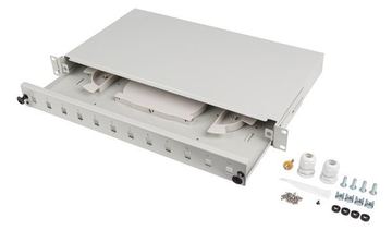 Lanberg 19 Fiber Patchpanel 12xSC SIMPLEX/12xLC DUPLEX g - Glasfaser (LWL) - Duplex von LumaTech