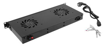 Lanberg AK-1502-B - Lüftertafel - Schwarz - 2 Lüfter - 1U - AC - 230 V von LumaTech