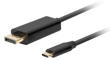Lanberg CA-CMDP-10CU-0005-BK - 0,5 m - USB Typ-C - DisplayPort - Männlich - Männlich - Gerade von LumaTech
