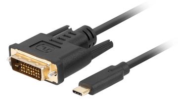 Lanberg CA-CMDV-10CU-0030-BK - 3 m - USB Typ-C - DVI-D - Männlich - Männlich - Gerade von LumaTech