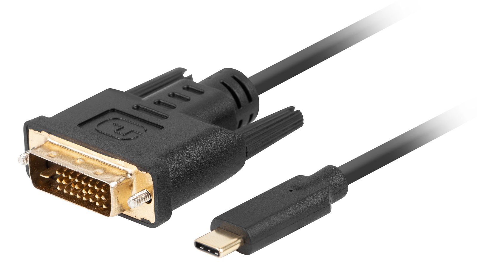 Lanberg CA-CMDV-10CU-0030-BK - 3 m - USB Typ-C - DVI-D - Männlich - Männlich - Gerade