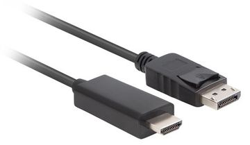 Lanberg CA-DPHD-11CC-0050-BK - DisplayPort - HDMI - 5 m - Schwarz von LumaTech
