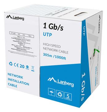 Lanberg LCU6-10CC-0305-G - 305 m - U/UTP (UTP) von LumaTech