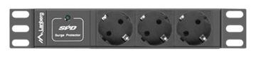 Lanberg PDU Steckdosenleiste 10 1U 3x Schuko C14 - Steckdosenleiste - 2 m von LumaTech