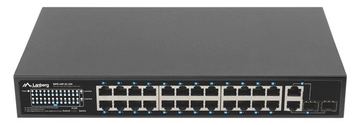 Lanberg Switch 24X 100MB DSP+/2X Combo Rack 19 250W - Switch - 1 Gbps von LumaTech