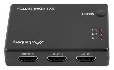 Lanberg SWV-HDMI-0003 - HDMI - 2.0b - Schwarz - Acrylnitril-Butadien-Styrol (ABS) - 60 Hz - 3 m