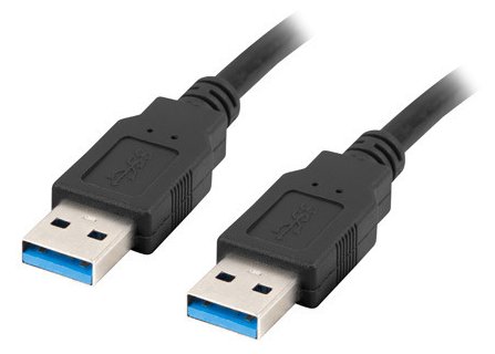 Lanberg USB-A m/m 3.0 Kabel schwarz - Kabel - Digital/Daten