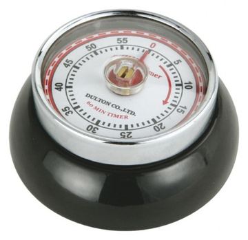 Zassenhaus 072310 - Mechanischer Küchentimer - Schwarz - 60 min - 7 cm - 30 mm - 144 g von LumaTech