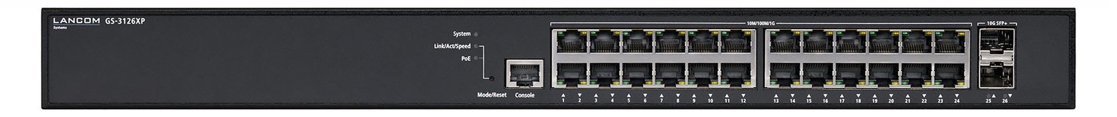 Lancom GS-3126XP - Switch - L3 Lite - managed - 24 x 10/100/1000 (PoE+)