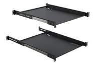 Lanview 19 D 800 Special Tray with side arms and sliding Black