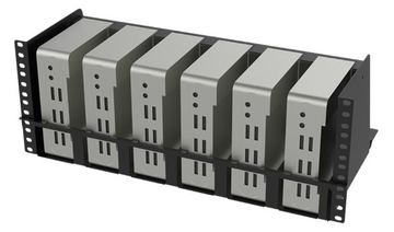 Lanview 19 Shelf for Mini PC rack mounting 6 PC´s CONSOLE - Rackbefestigung von LumaTech
