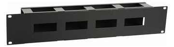 Lanview RAO415BL - Schwarz - 2U - 19 - Oval - 482 mm - 75 mm von LumaTech