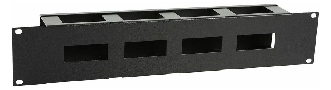Lanview RAO415BL - Schwarz - 2U - 19 - Oval - 482 mm - 75 mm