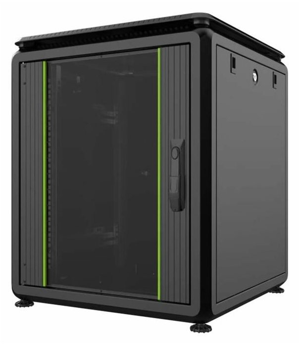 Lanview RDL12U66BL - 12U - 600 kg - 30,6 kg - Schwarz