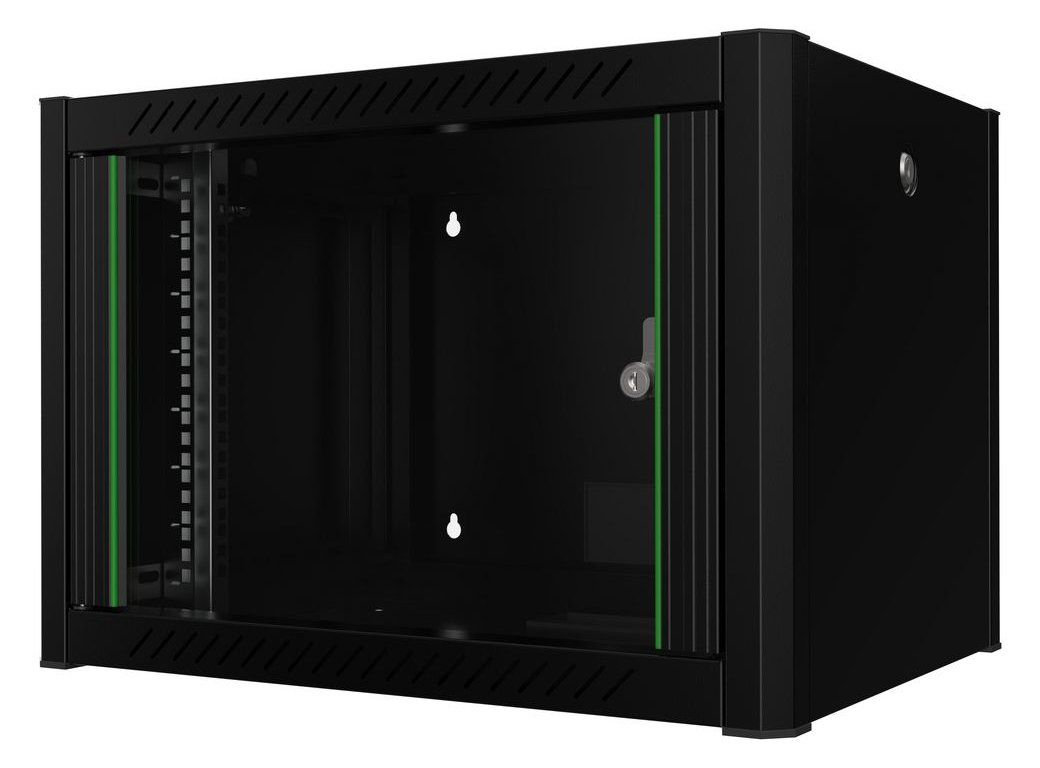 Lanview RWP07U45BL - Wandmontiertes Regal - 7U - 17 kg - Schwarz