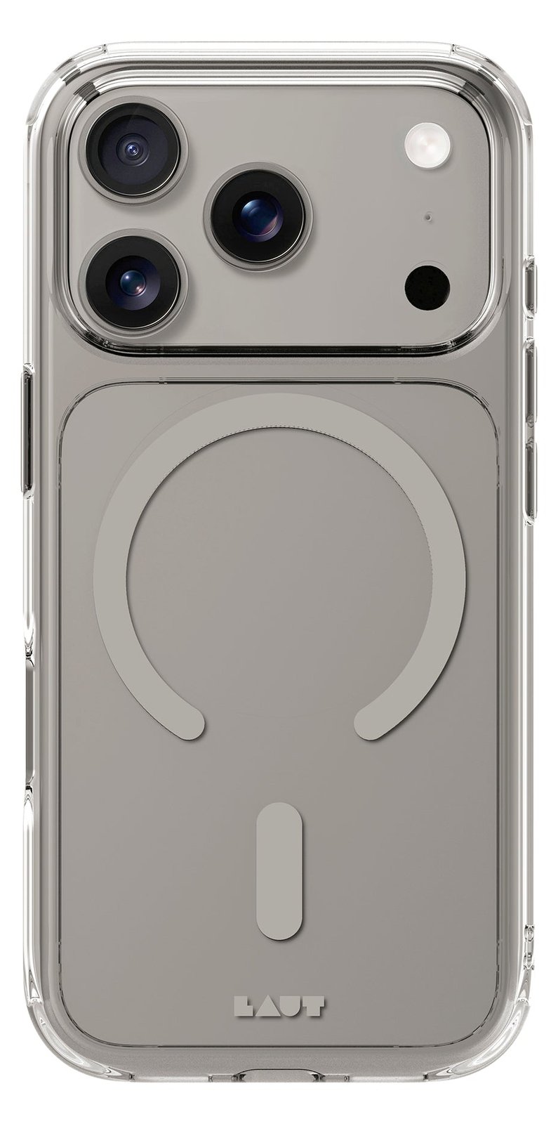 Laut International CRYSTAL FLURO for iPhone 17 Pro - Clear Grey