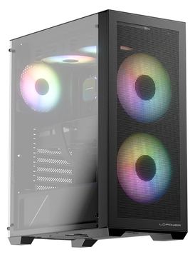 LC-Power Geh Midi ATX Gaming 717B - Meshwork_L Dark - o.N. - Gehäuse - ATX von LumaTech