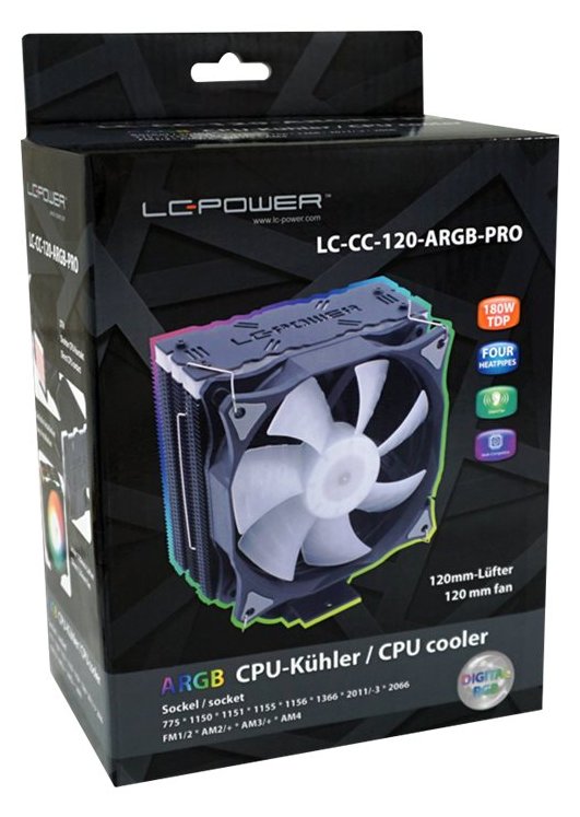 LC-Power LC-CC-120-ARGB-PRO - Prozessor-Luftkühler